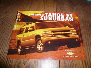 Chevrolet Tahoe 2003 ET y folleto de ventas suburbanas - vintage - Imagen 1 de 9