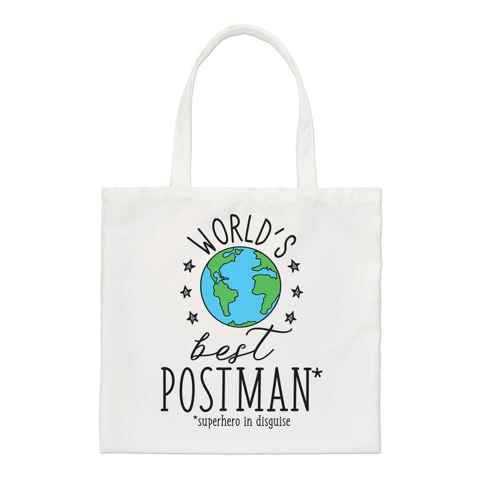 World's Best Postman Regular Tote Bag Lustiger Witz Lieblingsshopper - Bild 1 von 1