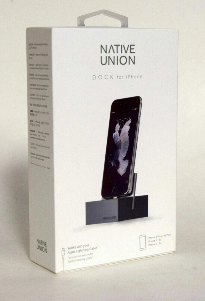 NEW Native Union Weighted DOCK for Apple iPhone 14 Pro Max 13 12 11 XS Max XR X - Image 1 of 3