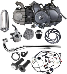 Lifan 125cc Engine Motor Kit Semi Auto Electric/Kick Start For CT70 CT90 110 SSR - Picture 1 of 12