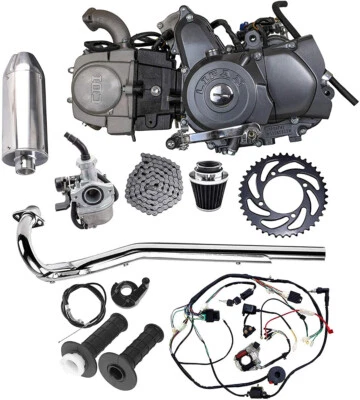 Kit de motor semiautomático Lifan 125cc para moto Honda CRF50 XR50 CRF70 Foto 1 de 4