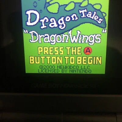 Dragon Tales Dragon Wings - Nintendo Game Boy Color - No Label Working Game - Image 1 of 4