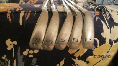 Used RH Mens Orlimar Black TI Set Of 5 6 7 8 PW Steel Stiff Good Grips - Image 1 of 4