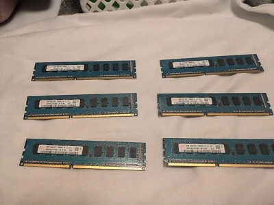 HYNIX 12Gb(6x2Gb) HMT325U7BFR8C-H9 1RX8 PC3-10600E ECC REG MEMORY Mac Pro - Image 1 of 3