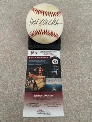 HOYT WILHELM SIGNED RAWLINGS BASEBALL AUTOGRAPHED JSA COA AUTO NY GIANTS OAL BB - Image 1 of 4