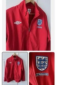 Herren Umbro England Jacke Large Retro Selten Vintage Fußball Tadellos. - Bild 1 von 10