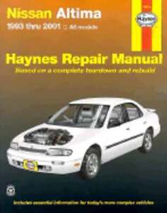 Manuel de réparation automobile Nissan Altima : 1993 à 2001 par Jeff Kibler : d'occasion
