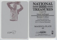 2012 Panini Flawless Auto Printing Plate Magenta 1/1 Jared Sullinger Rookie RC