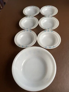Vintage Phoenix Opalware Sputnik Atomic/Schneeflocke Servierschüssel und 6 Schüsseln PYREX - Bild 1 von 6