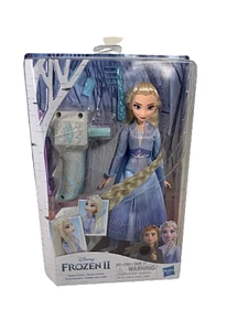 Frozen 2 Sister Styles Elsa Fashion Doll con strumento intreccio/clip per capelli SPEDIZIONE VELOCE - Foto 1 di 5