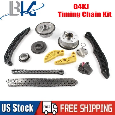 Timing Chain Kit For 2011-2019 Hyundai Santa Fe Sonata Tucson 2.4 G4KJ Replace Foto 1 de 4