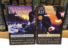 Legends of Riftwar ~ Book 1 & 3 ~ Raymond E. Feist ~ SIGNED Paperbacks ~Stirling