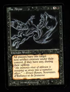 LRUSH ENGLISH The Abyss FT GD Back PL Legends MTG Magic - Picture 1 of 2