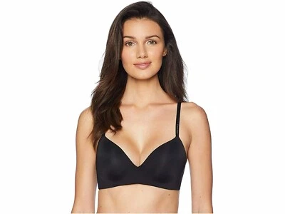 Calvin Klein  L65345 Womens Black Form Lightly Lined Demi Bra Size 32DD - Image 1 of 4