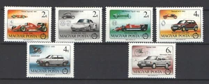 Hungary 1986. Famous cars set MNH (**) Mi.: 3828-3833 / 5 EUR - Picture 1 of 1