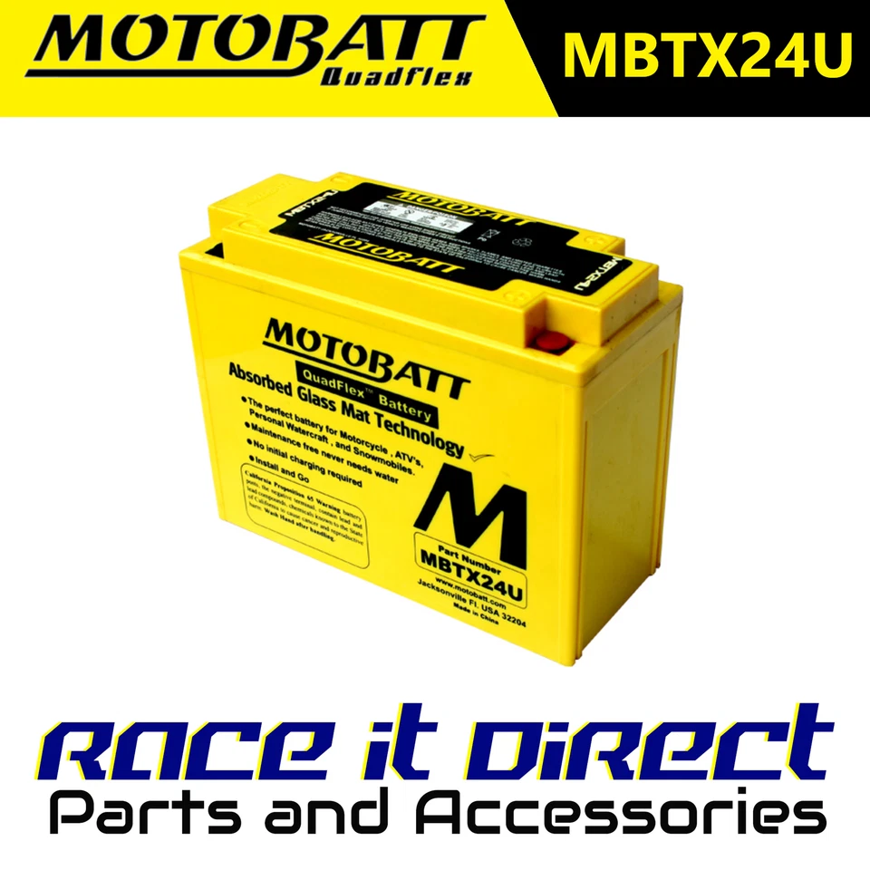 Motobatt Battery for Harley Davidson TOUR 1340 GLIDE ULTRA CL INJ FLTCU-I 95-96 - Image 1 of 4