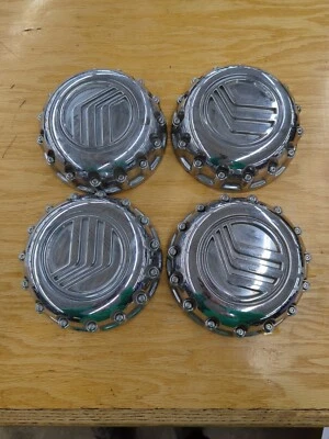 Juego (4) Tapa central Mercury Mountaineer 1998-2001 cromada P/N: F87A-1A096-HA OEM Foto 1 de 4