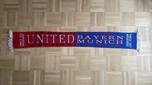 Manchester United vs FC Bayern München Schal - CL Finale 1999 - - Bild 1 von 2