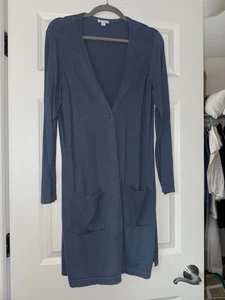 J. Jill JJill Size M button front periwinkle blue cardigan sweater - EUC - Picture 1 of 1