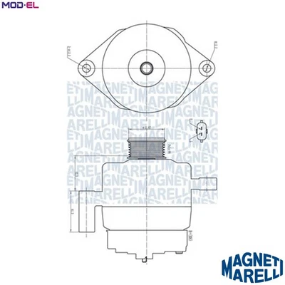 ALTERNATOR 063732181010 FOR SAAB OPEL ZAFIRA/TOURER/C ASTRA/J/Sports/Tourer 2.0L - Image 1 of 4