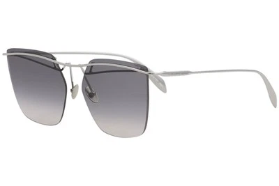 Gafas de sol cuadradas de rutenio Alexander McQueen Edge AM0144S AM/0144/S 003 59 mm Foto 1 de 4