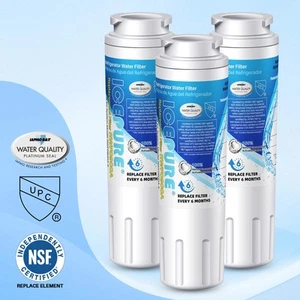 Fit For UKF8001 WRX735SDHZ03 WRX735SDHZ02 WRX735SDHZ01 Water Filter 3 Pack - Picture 1 of 9
