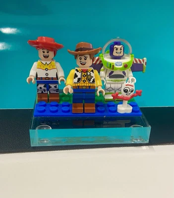 Toy Story Mini Lego Woody And Buzz Light Year Desk Set And Stand  - Image 1 of 4