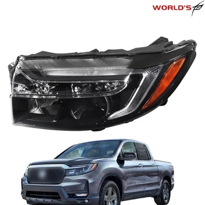 Faróis dianteiros esquerdos para Honda Ridgeline/Passport 2022-2025 com LED DRL 7 pinos LH - Imagem 1 de 4