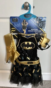 NWT DC BATGIRL CHILD COSTUME 3T/4T - Picture 1 of 3