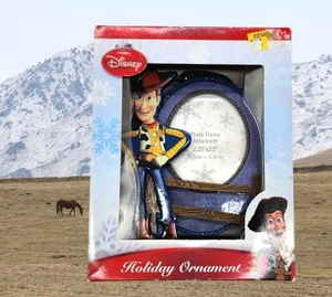 NiB Disney PixarsToy Story's Cowboy Woody w/ Fence Photo Frame Hanging Ornament - Picture 1 of 14
