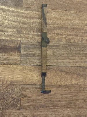 Старинный латунный складной суппорт No36 James Chesterman & Co Ltd винтажный инструмент 1800-е - Изображение 1 из 4