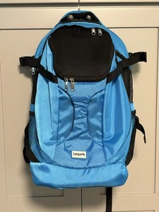 Lanperle Pet Carrier Backpack Blue Small Medium Pets Padded Sherpa Pad Dog EUC - Picture 1 of 18