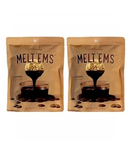 2 Pack Sweetshop MELT’EMS 12oz Chocolate Brown Color Candy Melts NEW - Picture 1 of 10
