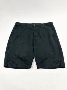 Volcom Shorts Mens Size 40 Black Monty Casual Flat Front - Picture 1 of 8