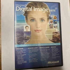 Microsoft Digital Image Suite 10 Complete Photo Editing & Organization Made Easy - Picture 1 of 3