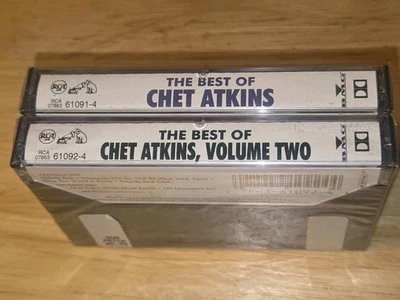 FACTORY SEALED BRAND NEW BEST OF CHET ATKINS VOLUME ONE & TWO CASSETTE TAPE LOT - Image 1 of 4