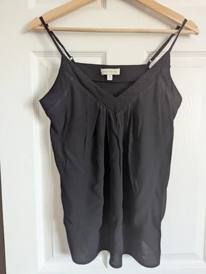 Monsoon Camisole Top Adjustable Strap Sleeves Viscose Black Size M - Image 1 of 4
