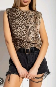 All Saints ~ Mika Noche Snake Tank ~ Size XSmall - Picture 1 of 10