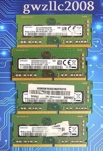 32GB (4x8GB) PC4-25600 DDR4-3200MHz 2Rx8 Non-ECC Samsung M471A1K43DB1-CWE #A5 - Afbeelding 1 van 2