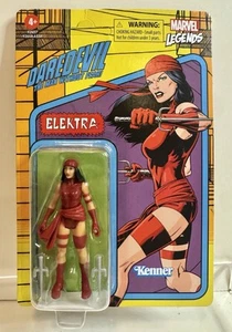 Figura de acción retro Marvel 2021 Legends 3,75" Elektra nueva sin perforar - Imagen 1 de 4