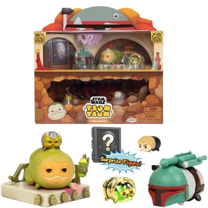 Disney Tsum Tsum Star Wars Jabba’s Palace Deluxe Theme Set, Figures Stand 7 cm T - Picture 1 of 9