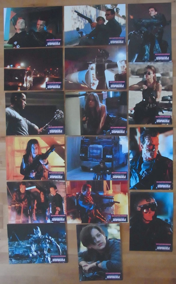 Terminator 2 - Arnold Schwarzenegger, Linda Hamilton - 16 Aushangfotos - Bild 1 von 1