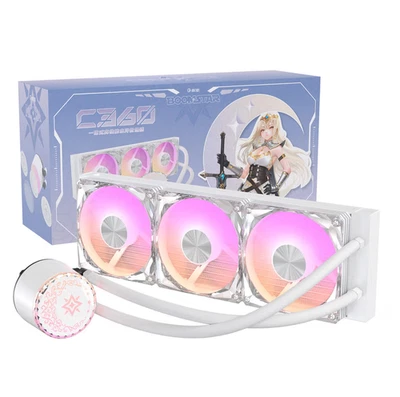 Galax BoomStar C360 White Liquid CPU Cooler Water Cooling - Image 1 of 4
