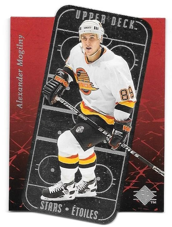 ALEXANDER MOGILNY 1995-96 UPPER DECK STARS SP ETOILES E28 VANCOUVER CANUCKS - Image 1 of 1