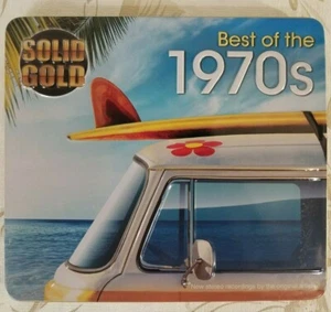 Best of the 70's Solid Gold CD in Tin Various Artists EUC FREE SHIPPING - Picture 1 of 6