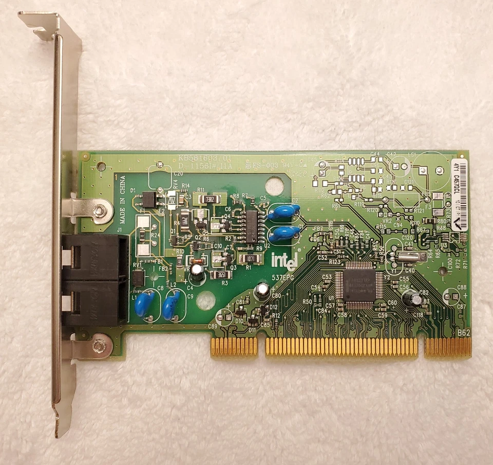 Intel KB581603/01 PCI Dial up 56k Modem Card - Image 1 of 1