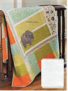 Elephant In The Room Quilt Pattern Pieced/Applique YJ - Picture 1 of 2