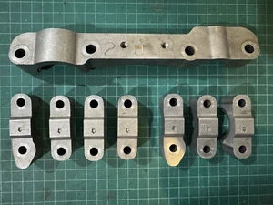 08-17 Mitsubishi 4B11 Lancer Head Cam Caps Incomplete Set -SEE DESCRIPTION - Picture 1 of 4