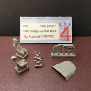 Tablero de tablero CAT4 R48082 1:48 F-111B + asientos eyectables para Academy 151970/71/72 - Imagen 1 de 2