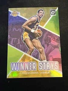 2022-23 Donruss Optic Winner Stays Lime Green Kareem Abdul-Jabbar /149 - Picture 1 of 2